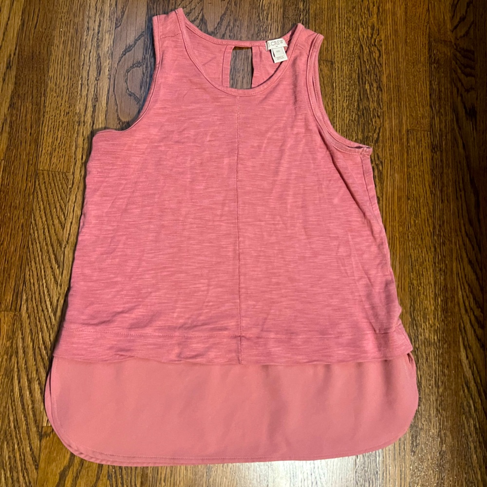 J. Crew two tier tank size XXS